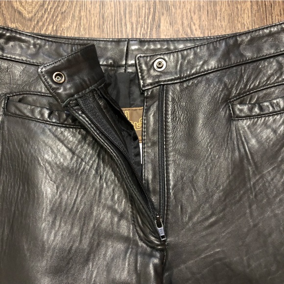 Vintage Made In Canada Genuine Leather Pants - Picture 13 of 17